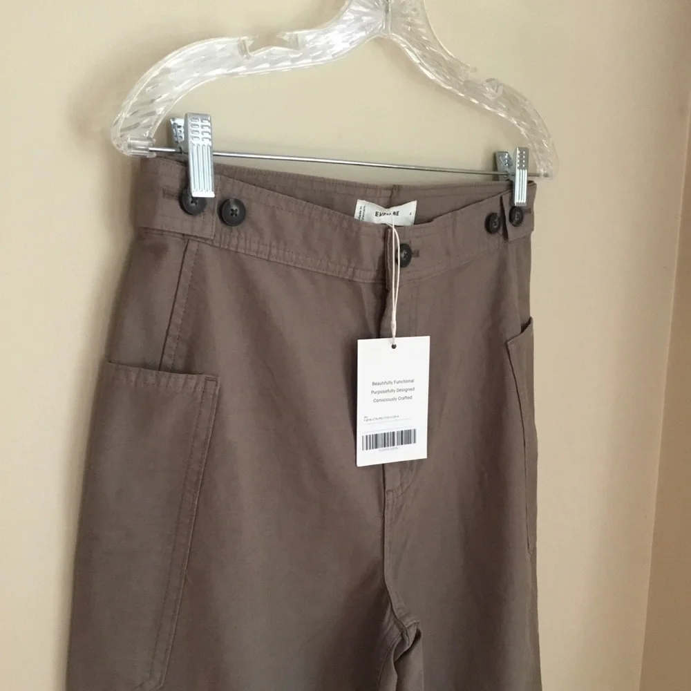 NEW Everlane The Fatigue Barrel High Rise Pants